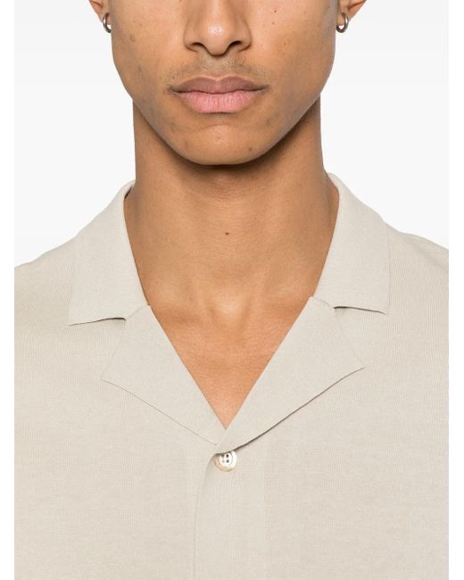 Aspesi White Short Sleeves Bowling Shirt Clothing for men