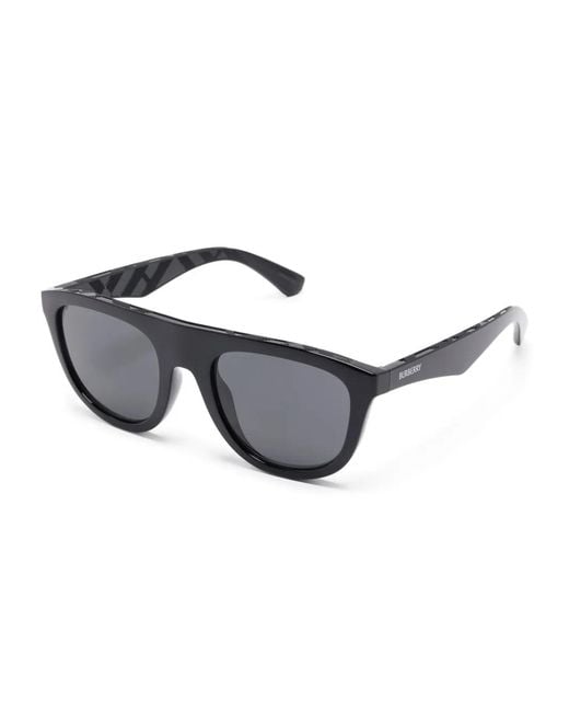Burberry Gray Square-Frame Sunglasses for men