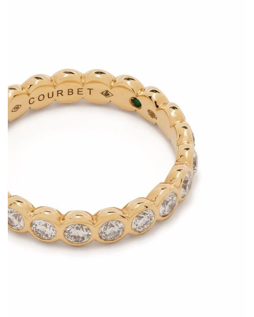 COURBET Metallic 18Kt Recycled Origine Laboratory-Grown Diamond Band Ring