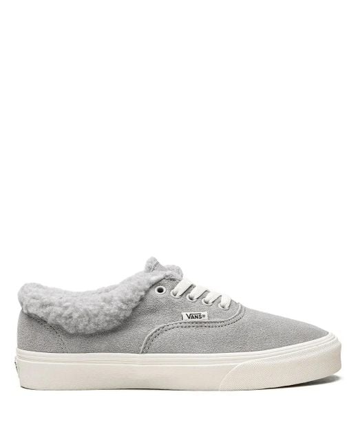 Vans White Authentic Sherpa Sneakers