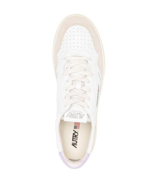 Autry Leren Sneakers Met Logo-applicatie in het White voor heren