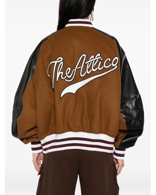 The Attico College ボンバージャケット Brown
