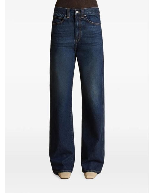 Khaite Blue Bonnie Jeans