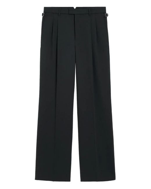 AMI Wide-Leg-Hose mit Bundfalten in Black für Herren