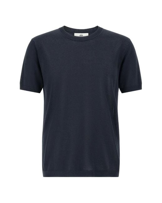 Riviera Blue Round Neck T-Shirt for men