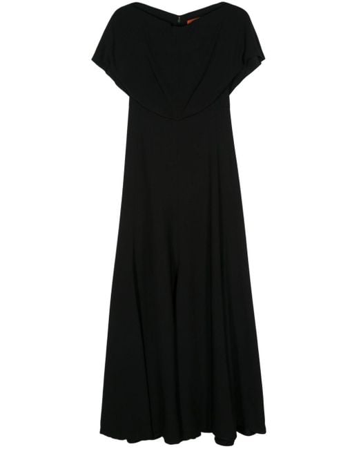 Colville Satijnen Maxi-jurk in het Black