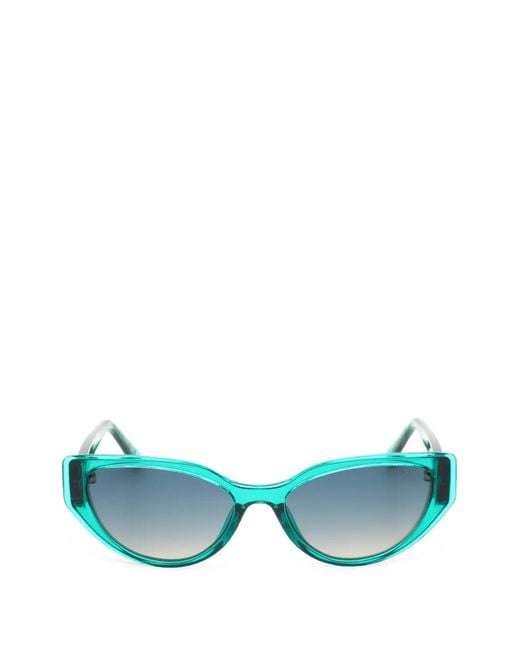 GUESS EYEWEAR Blue Gradient Cat-Eye Frame Sunglasses