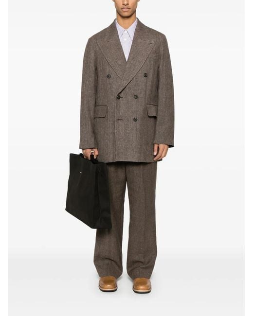 Our Legacy Brown Sharp Db Blazer for men