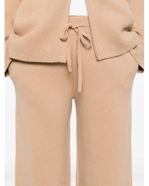 Soft Goat Natural Knitwear Trousers