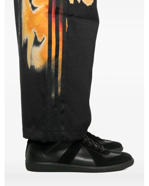 Y-3 Trainingsbroek Met Abstracte Print in het Black voor heren