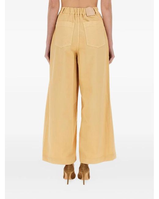 Alysi Yellow Superflare Sporty Trousers