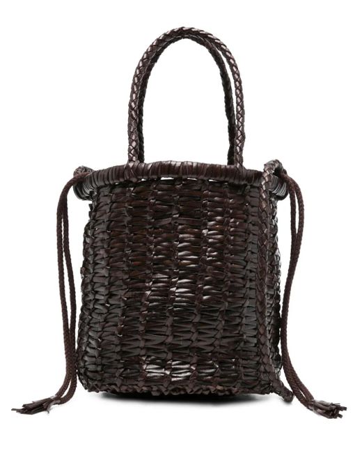 Bolso bombonera de piel Dragon Diffusion de color Black