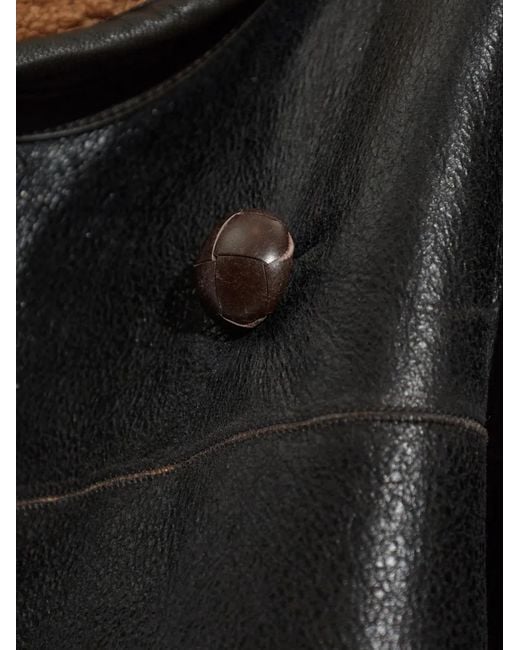 Isabel Marant Black Charina Shearling Jacket