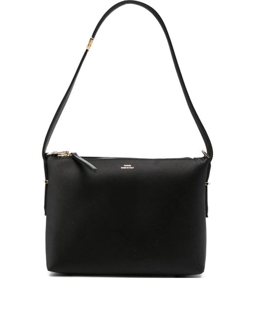 Totême  Black Bevel Zip Shoulder Bag