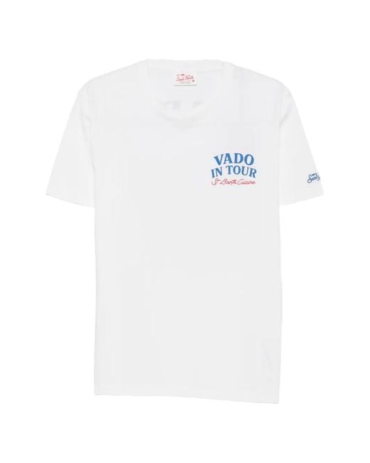 Mc2 Saint Barth White Portland T-Shirt for men