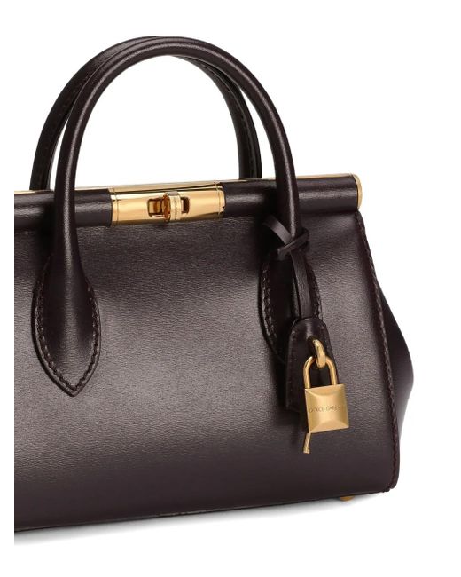 Dolce & Gabbana Purple Mini Marlene Day Tote Bag