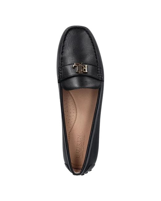 Ralph Lauren Black Barnsbury Loafers