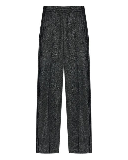 Adidas Gray Lurex Firebird Track Pants