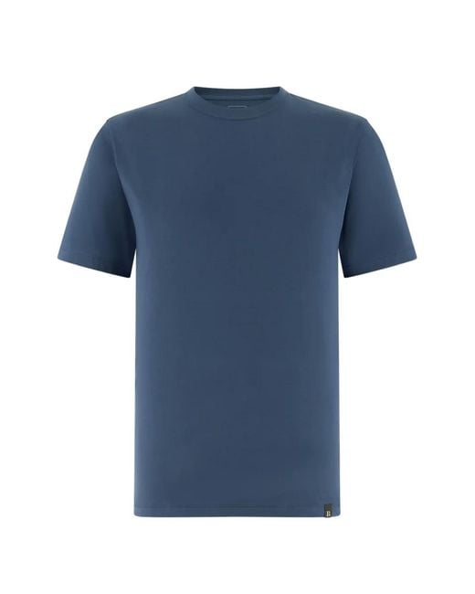 Boggi Blue Crew-Neck T-Shirt for men