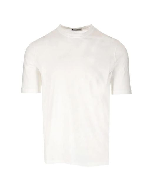 Al Duca D'aosta White Crew-Neck Short-Sleeve T-Shirt for men