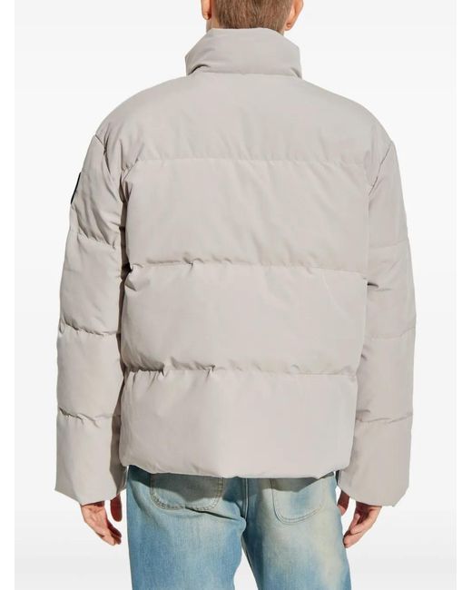 Canada Goose White Snap-Fastening Padded Jacket for men