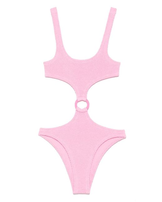 Mc2 Saint Barth Pink Laurel Swimsuit