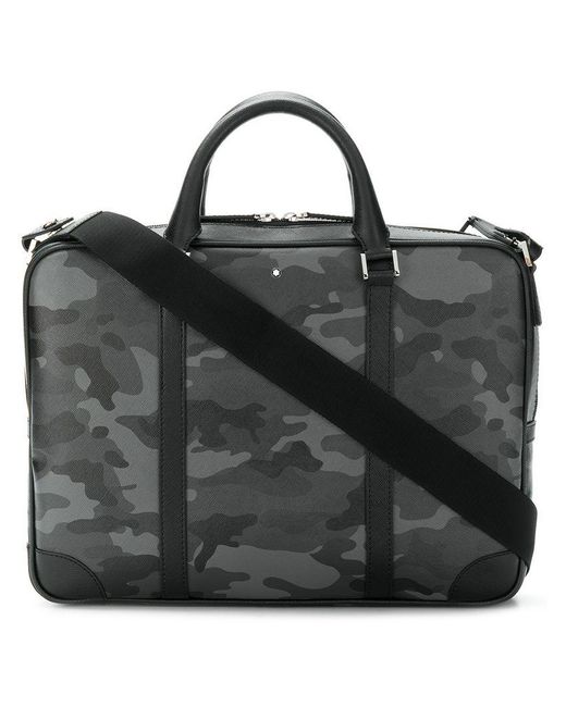 Montblanc Laptoptasche mit Camouflage-Print in Grau für Herren | Lyst DE