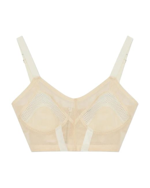 KNWLS Natural Uma Panelled Top