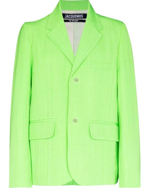 Jacquemus Green Bacio Viscose Jacket for men