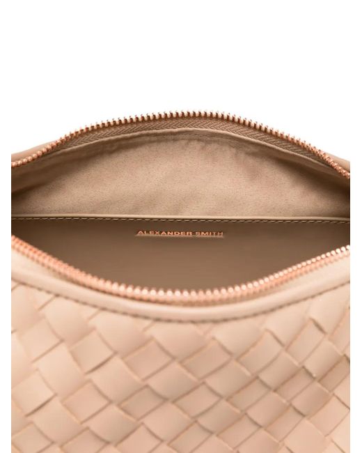 Alexander Smith Natural Small Chloe Leather Tote Bag