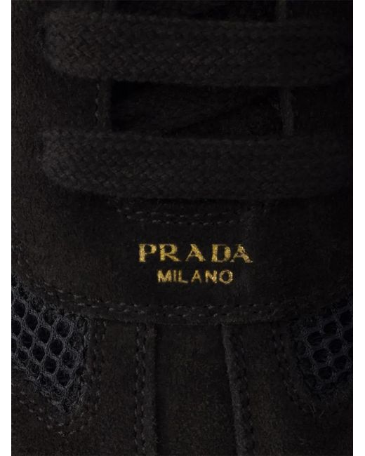 Prada Black Montecarlo Re-Edition 2005 Sneakers for men