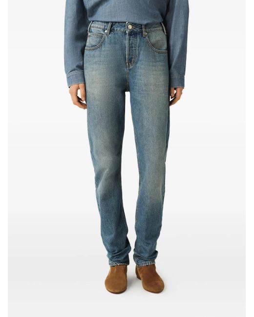 Ba&sh Blue Five-Pocket Denim Jeans