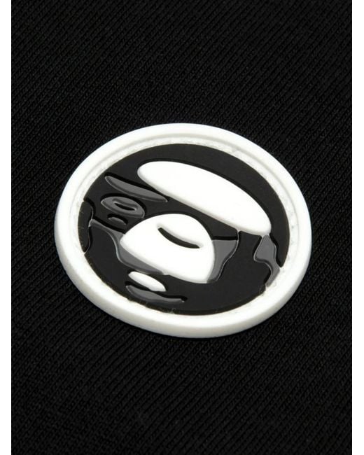 Aape By A Bathing Ape Black Logo-Patch Tank Top for men