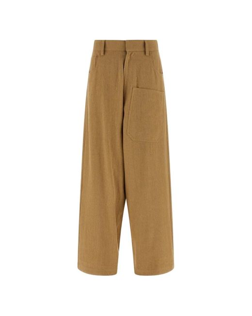 Jejia Natural Carla Textured Trousers