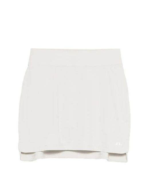 J.Lindeberg White Amy Midi Skirt
