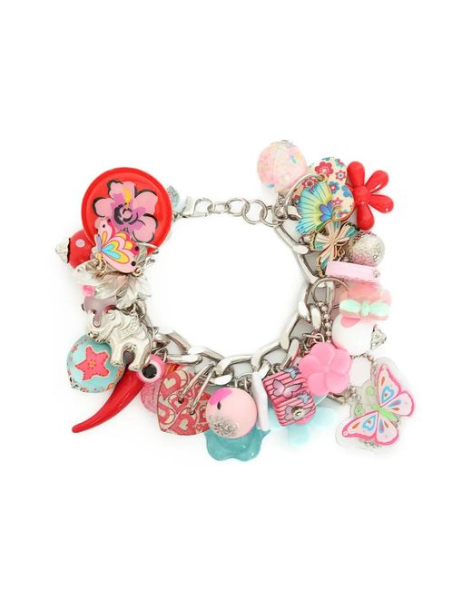 Amir Slama Pink Chain-Link Bracelet