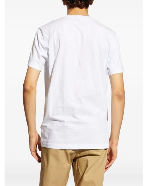 Moncler T-Shirt-Set mit Logo-Patch in White für Herren