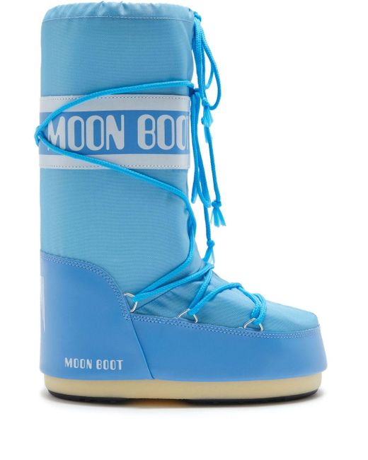 Moon Boot Icon Snowboots Met Logoband in het Blue