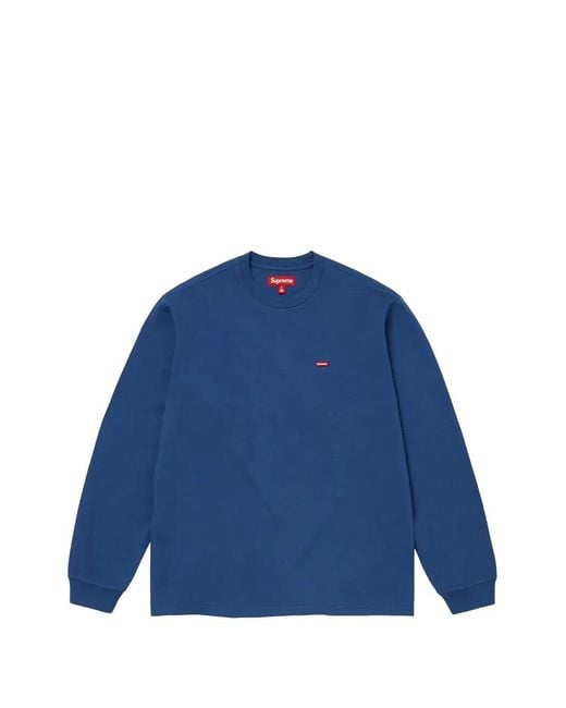 Supreme Blue Box Long-Sleeve Sweater for men