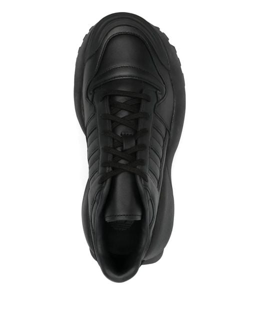 Adidas Black X Willy Chavarria Lace-Up Sneakers for men