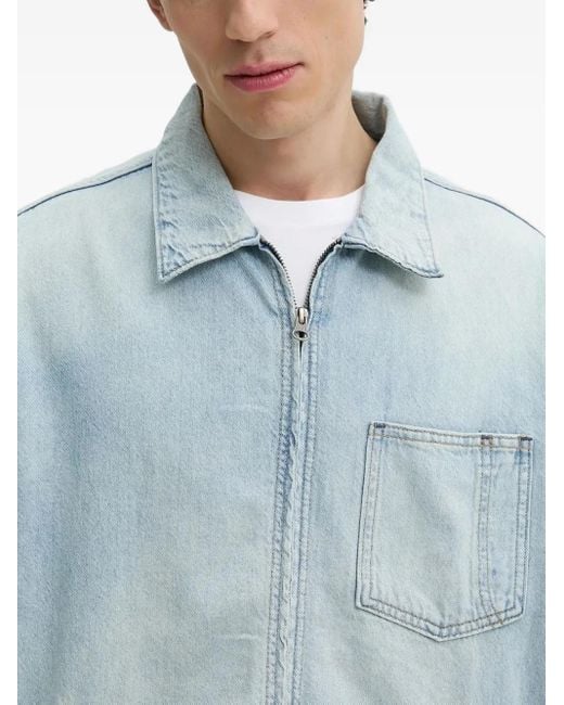 Levi's Blue Zip-Front Pocket Jacket for men
