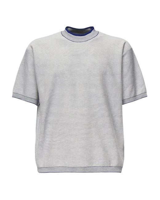 Stone Island Gray 5100013 Logo-Detail T-Shirt for men