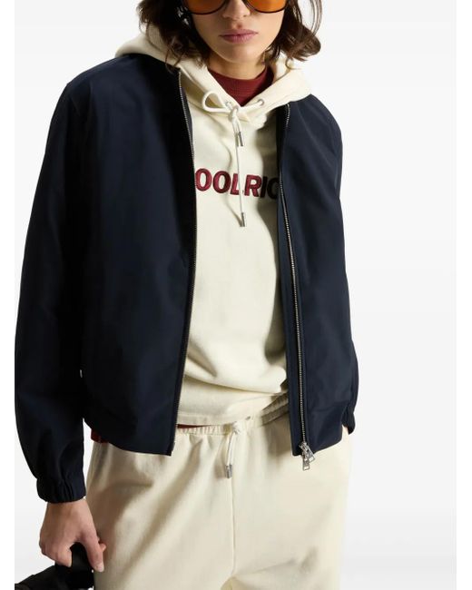 Woolrich Summer Bomberjack in het Blue