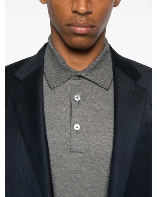 Zegna Gray Polo Shirts for men