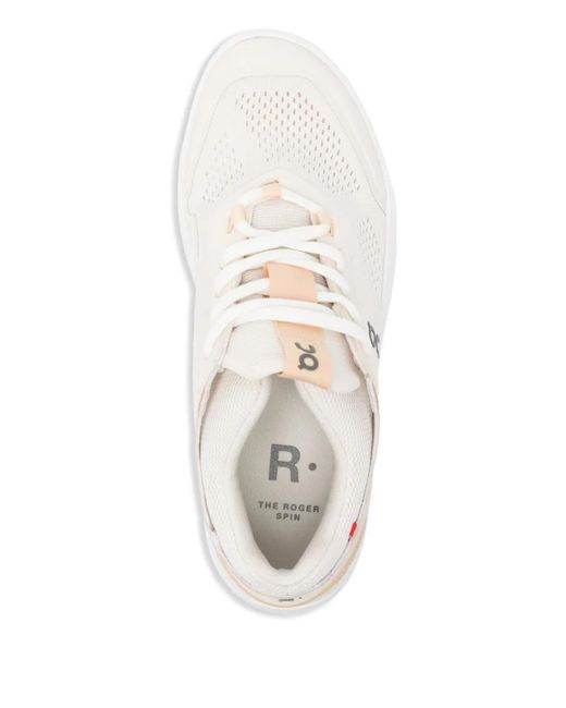 On Shoes White The Roger Spin Sneakers