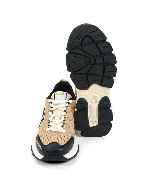 Karl Lagerfeld White Orion Lace-Up Sneakers