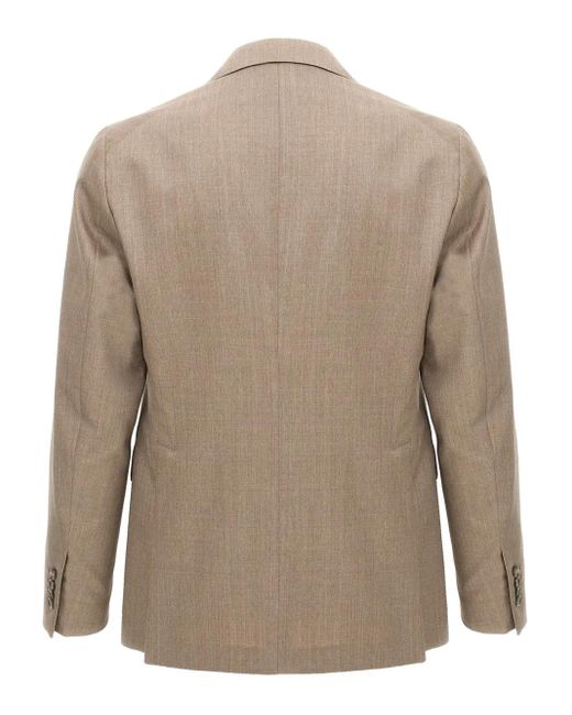メンズ Tagliatore Wool Suit Natural