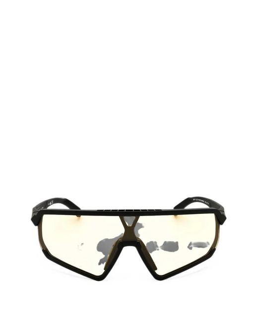 Adidas Black Sp0017 Shield-Frame Sunglasses for men