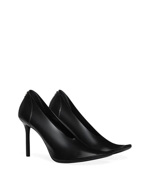 Courreges Black 100Mm Translucent Pumps