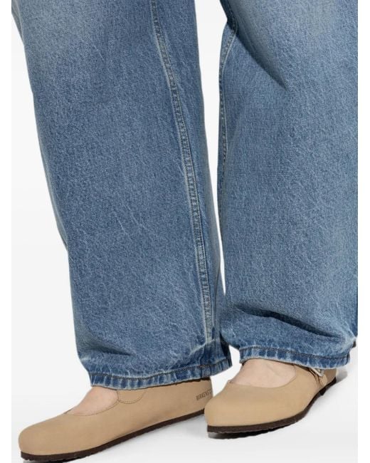 Birkenstock White Santa Clarita Buckle-Fastening Ballet Flats